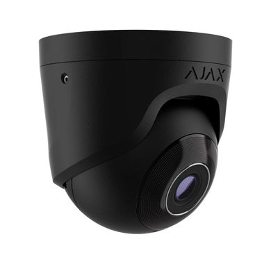 Купольна IP-камера з мікрофоном Ajax TurretCam (8 Mp/4 mm) Black