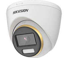 Купольна ColorVu камера Hikvision DS-2CE72DF3T-F, 2Мп