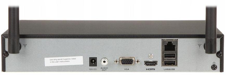 4-канальний Wi-Fi відеореєстратор Hikvision DS-7104NI-K1/W/M, 4Мп