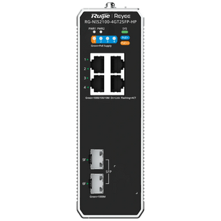 4-портовий керований PoE комутатор Ruijie Reyee RG-NIS2100-4GT2SFP-HP