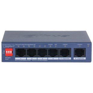 4-портовий PoE комутатор Dahua DH-CS4006-4ET2GT-36