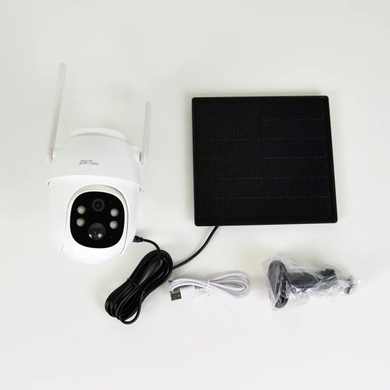 4G камера наблюдения с аккумулятором и солнечной панелью ZKTeco C4FS-EU Solar 4G