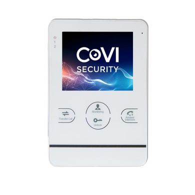 Комплект видеодомофона CoVi Security HD-02M-W + V-60 Black