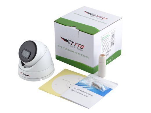 Купольная IP камера с микрофоном Tyto IPC 5D28s-K1S-30 (AI-M), 5Мп