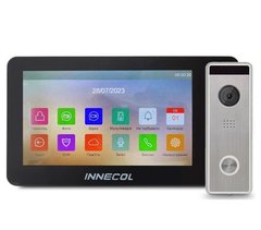 Комплект відеодомофону INNECOL NEO HD (Black) + Tantos Triniti HD