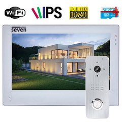 Комплект Wi-Fi домофона SEVEN DP-7577/07Kit white