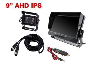 9" AHD IPS комплект ночного видения на авто до 30 метров