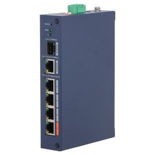 4-портовий керований PoE комутатор Dahua DH-CHS4106-4ET-60