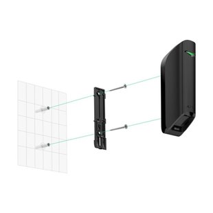 Кріпильна панель SmartBracket для MotionProtect Curtain чорна