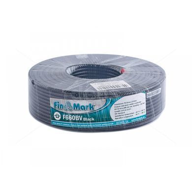 Абонентський коаксіальний кабель FinMark F 660BV black, 100 м
