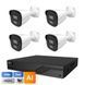 Комплект IP відеоспостереження на 4 камери 4Мп TVT IP-Video Kit 4x4Mp (B) PoE