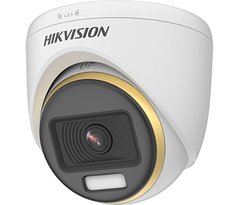 ColorVu купольная камера с двойной подсветкой Hikvision DS-2CE70DF3T-LMFS, 2Мп