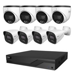 Комплект IP спостереження на 8 камер TVT IP-Video Kit 8x4Mp (T/B) PoE
