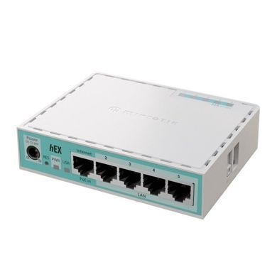 5-портовий маршрутизатор MikroTik hEX refresh (E50UG)