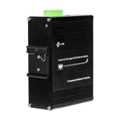 10-портовий керований комутатор E-Link LNK-IMC208-2.5GPM-SFP+, 8 портів PoE