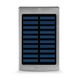 Повербанк с солнечной панелью 10000mAh Power Bank Kraft KPB-1012SL Silver LED-фонарь