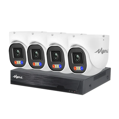 Комплект IP видеонаблюдения Myers 4CH IP KIT 8MP 4xTurret FADA