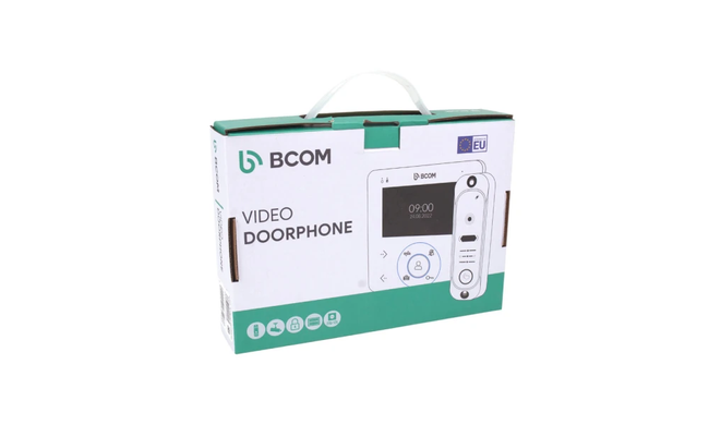 Комплект відеодомофону BCOM BD-480 Black Kit