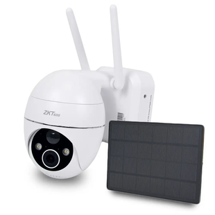 Поворотная IP камера с солнечной панелью ZKTeco C4DS WiFi Solar PTZ, 3Мп