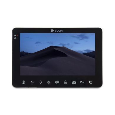 Комплект видеодомофона BCOM BD-780M Black + BCOM BT-380HR Silver