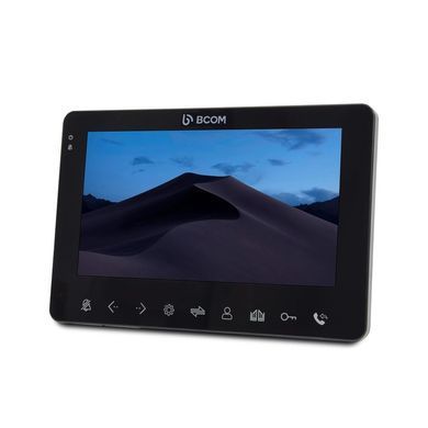 Комплект видеодомофона BCOM BD-780M Black + BCOM BT-380HR Silver