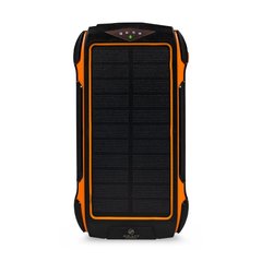 Повербанк з сонячною панеллю 20000mAh Power Bank Kraft KPB-U1820WCS Orange бездротова зарядка