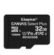Карта пам'яті microSDHC Kingston Canvas Select Plus 32 GB Class 10 А1 UHS-1