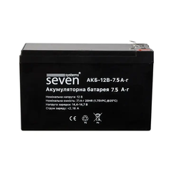 Акумуляторна батарея SEVEN, 12В 7.5А/г