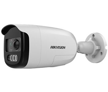 ColorVu Turbo HD відеокамера з PIR датчиком і сиреною Hikvision DS-2CE12DFT-PIRXOF, 2Мп