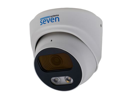 Купольная Full Color IP камера с микрофоном SEVEN IP-7212PA-FC, 2Мп