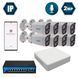 Комплект IP-відеоспостереження на 8 вуличних 2 Мп камер Hikvision HK-IP7128OW-2MP
