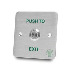Кнопка виходу вулична врізна Yli Electronic YWP-880C(LED)