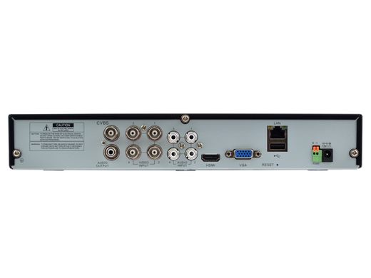 4-канальный XVR видеорегистратор Tyto F1S-06 (4К), 8Мп