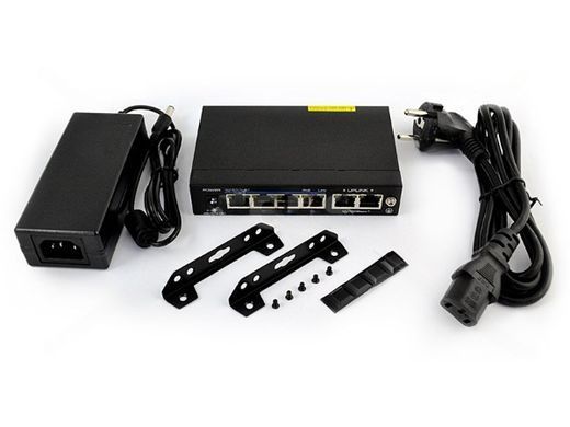 4-портовый POE коммутатор FoxGate S6006