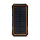 Повербанк с солнечной панелью 20000mAh Power Bank Kraft KPB-U1830WFCS Orange беспроводная зарядка LED-фонарь