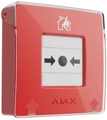 Беспроводная кнопка пожарной тревоги Ajax ManualCallPoint (Red)Jeweller