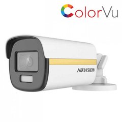 Уличная ColorVu камера с микрофоном Hikvision DS-2CE12DF3T-FS, 2Мп