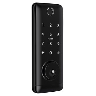 Умный биометрический дверной замок SEVEN LOCK SL-7764BF black