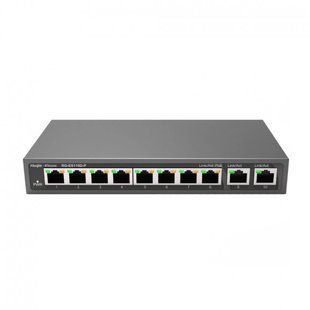 8-портовий некерований PoE комутатор Ruijie Reyee RG-ES110D-P