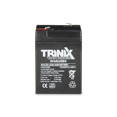 Свинцово-кислотная аккумуляторная батарея TRINIX 6V4Ah/20Hr