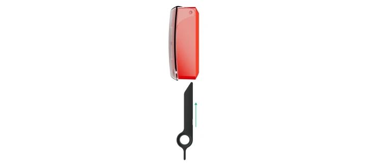 Бездротова кнопка пожежної тривоги Ajax ManualCallPoint (Red)Jeweller