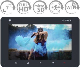 Wi-Fi відеодомофон Slinex SM-07N Cloud graphite