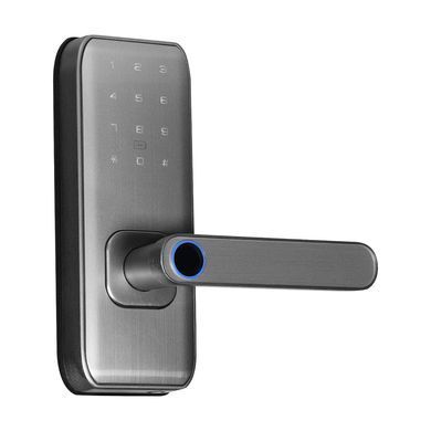 Замок біометричний автономний Trinix TRL-5406BTF Silver L/R з Bluetooth