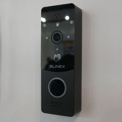 Відеопанель із безконтактною кнопкою виклику Slinex ML-20TLHD black, 2Мп