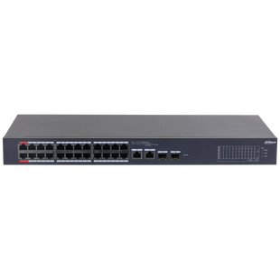 24-портовий керований PoE комутатор Dahua DH-CS4226-24ET-375