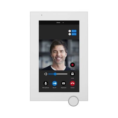Android IP відеодомофон Bas-IP AZ-07L white, екран 7"