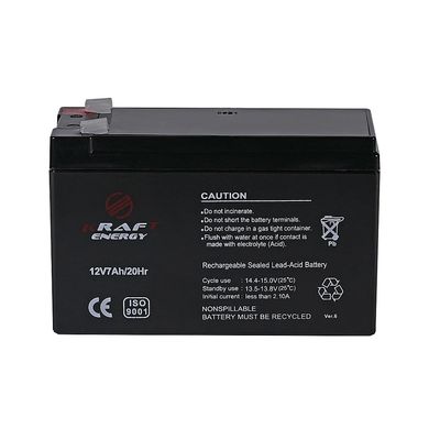 Акумуляторна батарея Kraft 12V7Ah/20Hr F2