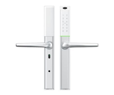 Умный дверной биометрический замок SEVEN LOCK SL-7763BF white