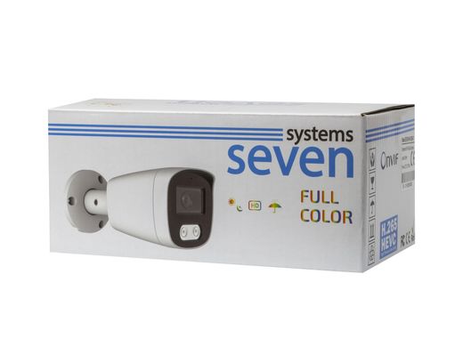 Вулична циліндрична Full Color камера SEVEN MH-7625A-FC, 5Мп
