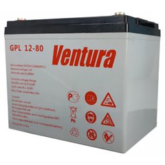 Акумуляторна батарея Ventura GPL 12-80, 12В/80Аг